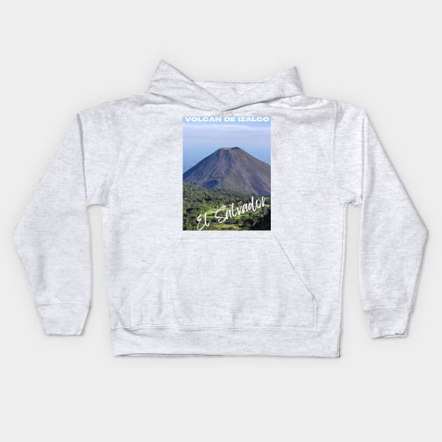 Volcán de Izalco Kids Hoodie by Talcomunca